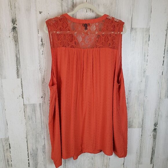 Torrid Clip Dot Tank Sz 4X - Picture 4 of 7